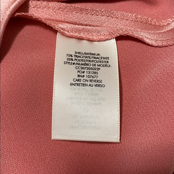 NWT Alice + Olivia Harmon Draped Satin Camisole Cami Tank Top Rose Pink Size XS - Picture 10 of 10